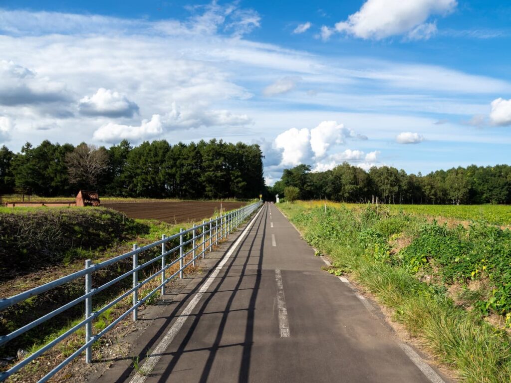 北広島のサイクリングロード